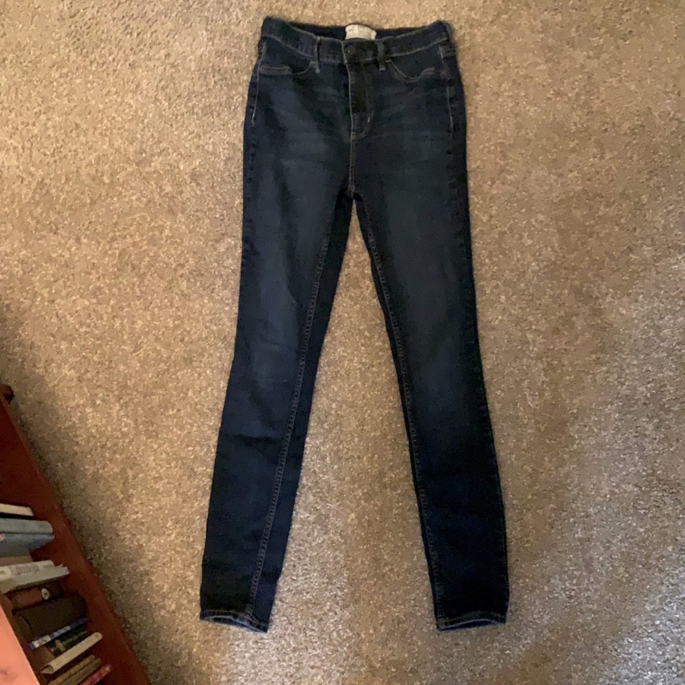Freepeople dark wash skinny jeans